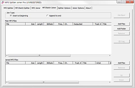 mp3 batch joiner