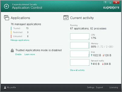 kaspersky_응용프로그램통제