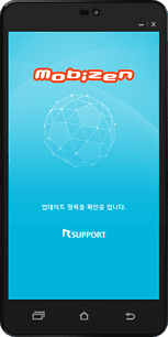모비즌미러링 접속화면