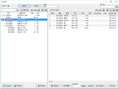 sns-erp BOM 1